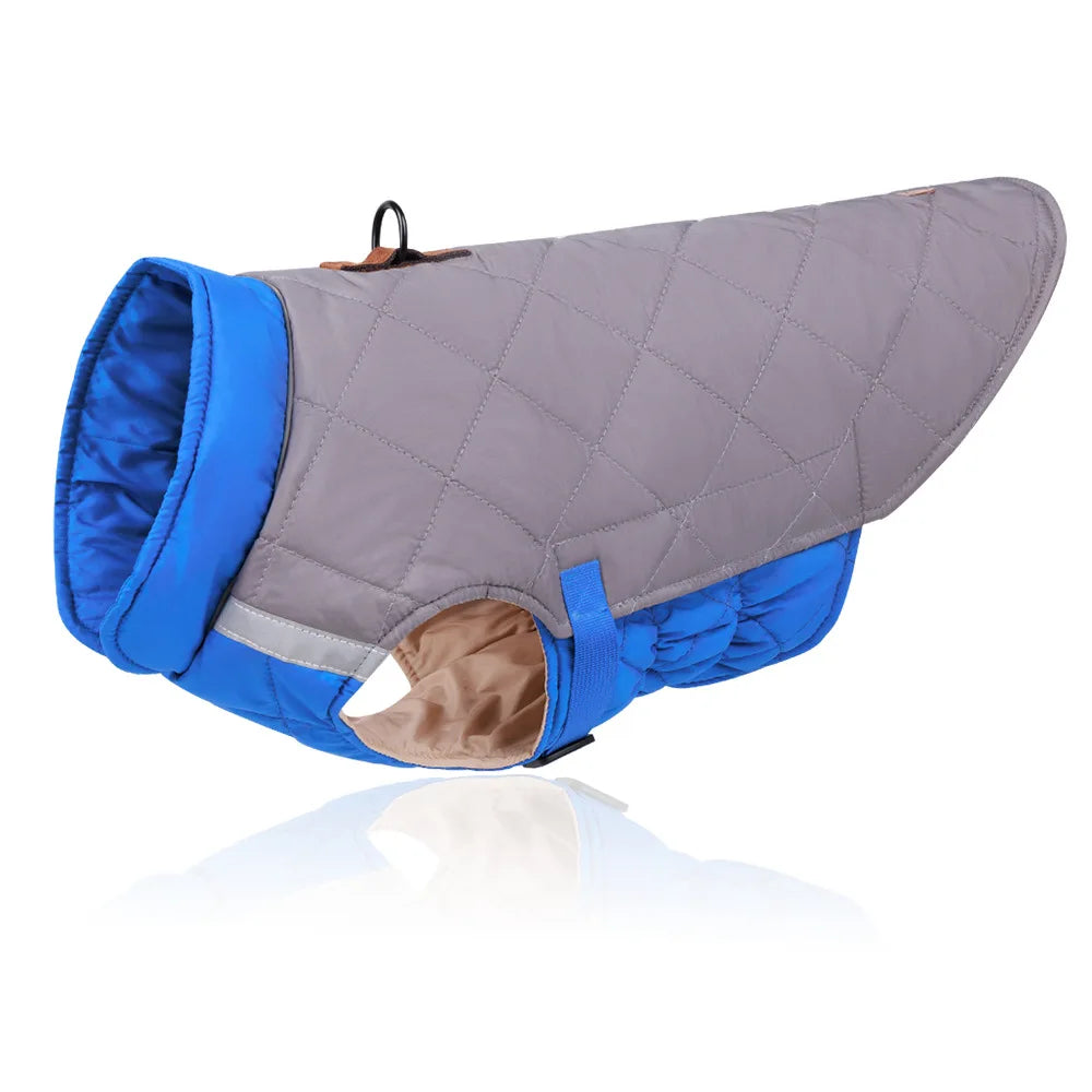 New Winter Pet Dog Clothes Thickened Fighting Dog Clothes Reflective Dog Cotton Clothes Pet Clothes