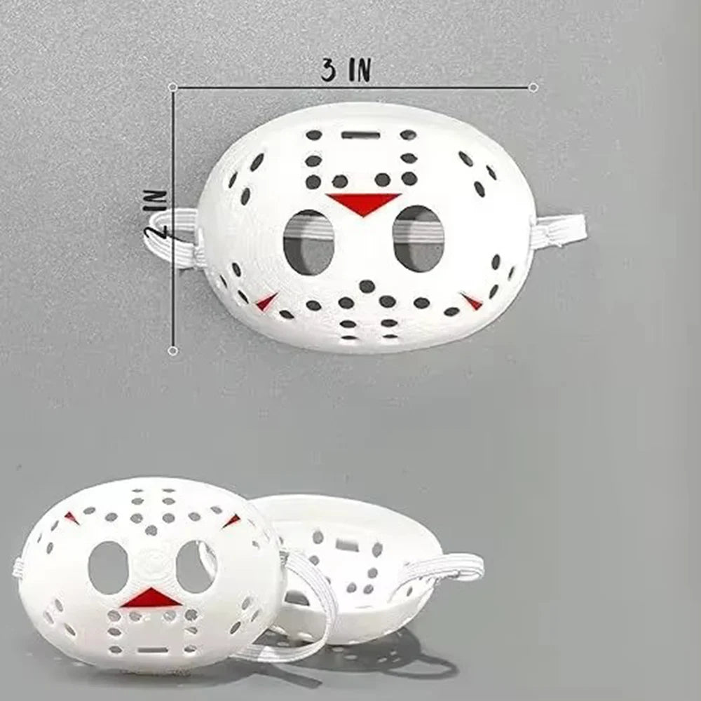 Halloween Ghost Scary Mask Decoration Gift DIY Creative Clothing for Labubu Doll Accessories Halloween Costume