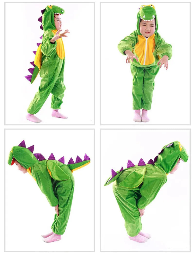 Halloween Children Dinosaur Costume Boy Dragon Costume Party Kid's Fancy Animal cloting Cute cloths