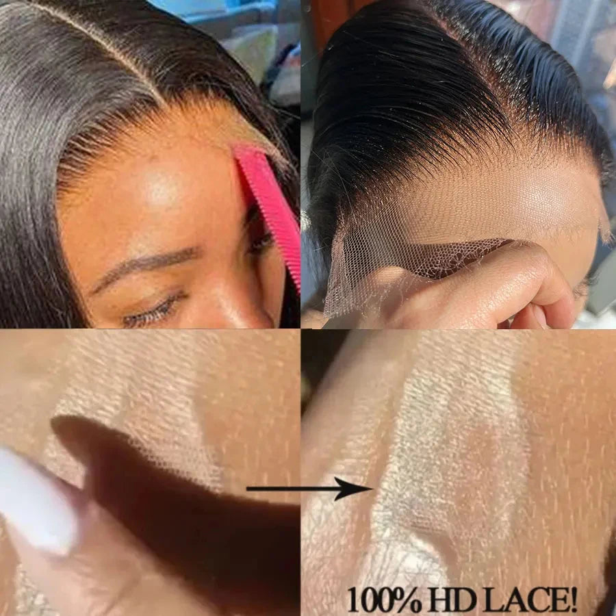 13x4 13x6 HD Lace Frontal Only Real HD Lace 5x5 Closure Melt Skins 6x6 7x7 9x6 HD Lace Closure Invisible Human Hair HD Closure