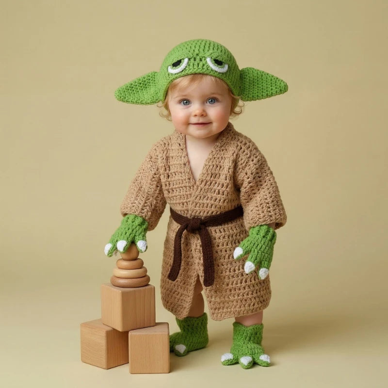 Halloween Cosplay Outfit Baby Costume Newborn Studio Photoshoot Prop Cute Soft Clothing for Baby Photography Shooting