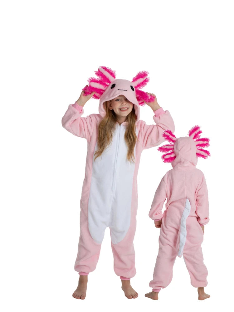 Kids Kigurumi Rilakku Cosplay Costume Children Animal Onesie Pajamas Girls Halloween Carnival Masquerade Boy Bear Party Jumpsuit