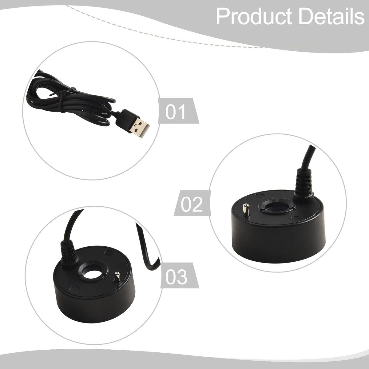 1 Pcs 5V USB Fountain Mist Maker Small Rockery Water Fish Tank Landscaping Mist Maker Garden Outdoor Sprayer