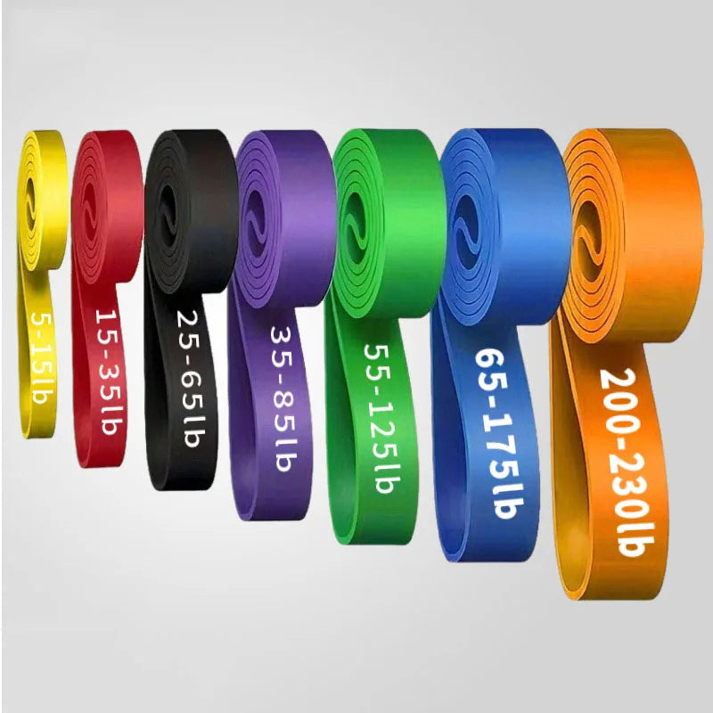 Heavy Duty Resistance Band Latex Elastic Belt Pull up Assist for Pilates Workout Fitness Home Gym Shape Body Exercise