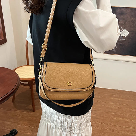 Elegant Women Luxury Leather Designer Fashion Shoulder Bag High End Tote Handbag For Fashionable Urban Daily Use
