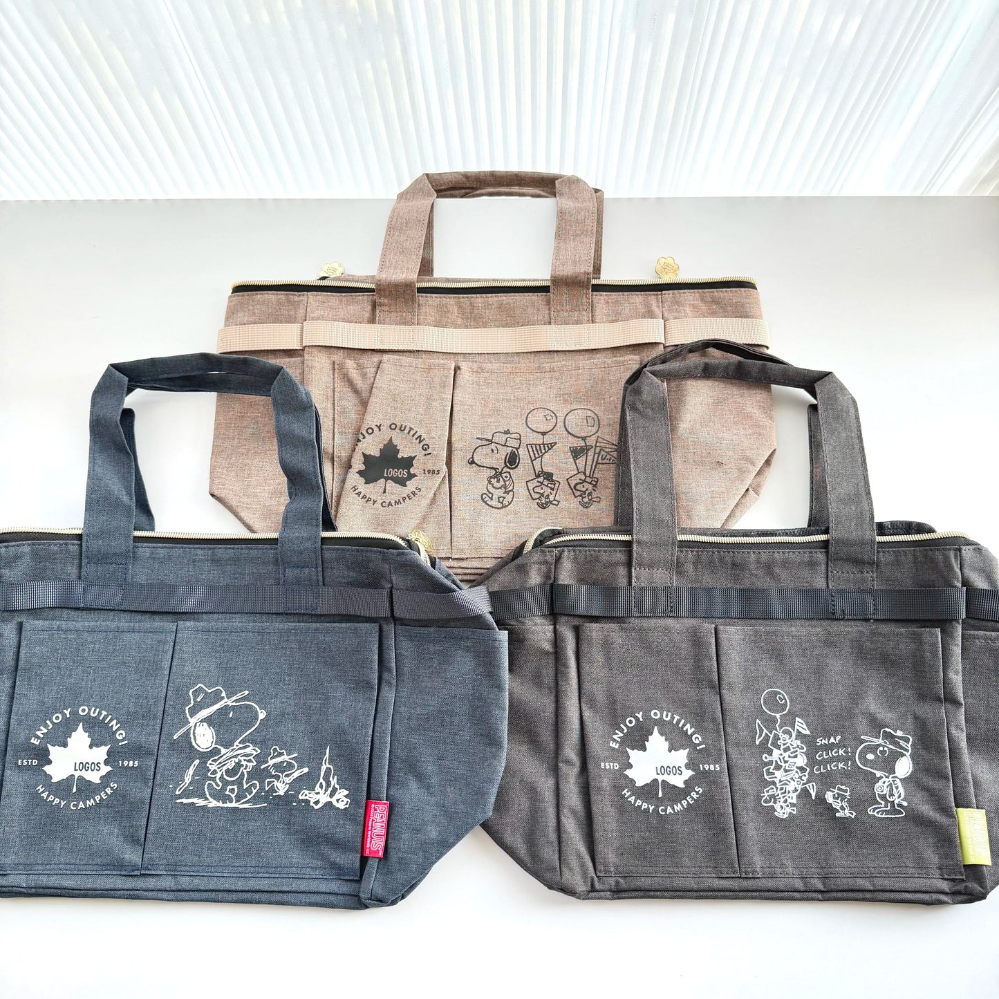 Snoopy Large Capacity Insulated Cooler Lunch Tote Bag Multi Pocket For Outdoor Picnic Camping Work School Food Storage