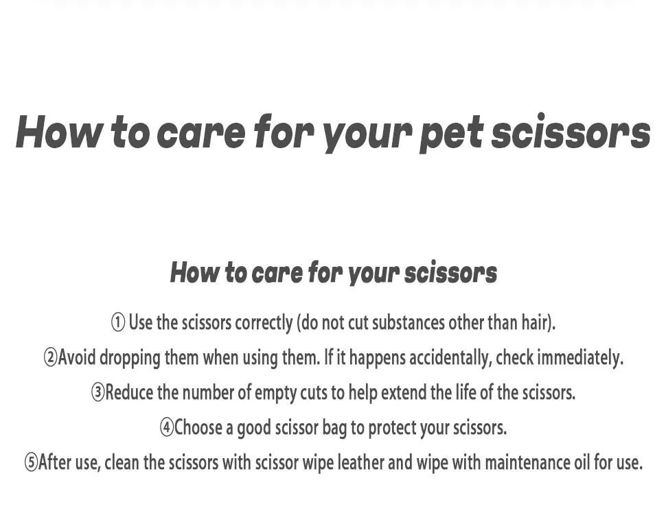 TAA Dog Scissors Professional Pet Grooming Scissors 6 Inch Curved Scissors for Dog Cat Grooming Shears Ultra-Light Cutter H-01