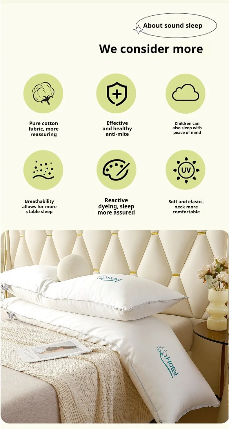 White Pillow Core Soft Filling Pillows Neck/Body Pillow 48x100/48x120/48x150/48x180cm Pillow Long Cushion almohadas para dormir