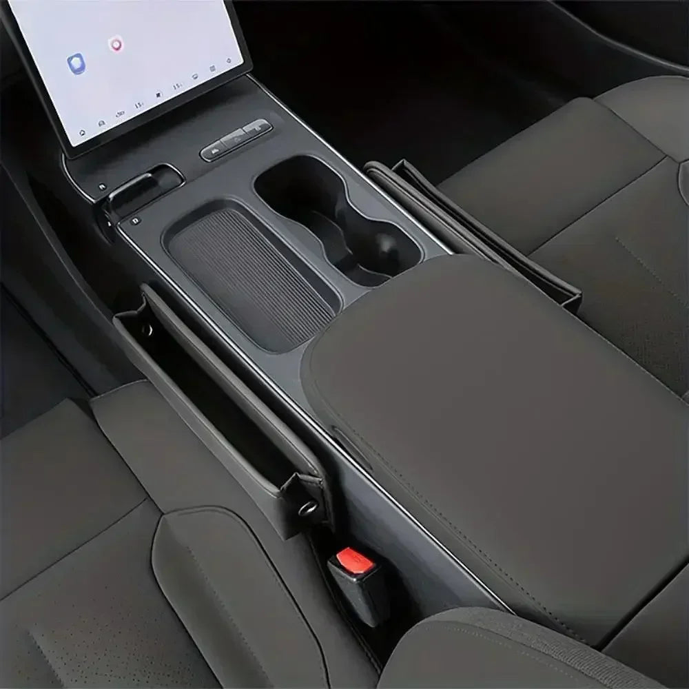 Leather Car Seat Gap Filler Organizer and Storages Automotive Accessories Universal for Car SUV Truck Fill The Gap Amagi