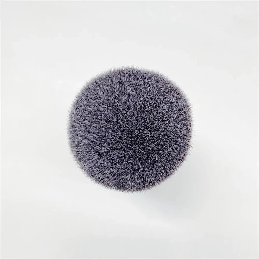 Retractable Kabuki Brush Dense Synthetic Hair Short Travel-Sized Foundation Powder Contour Makeup Brush Cosmetic Tools