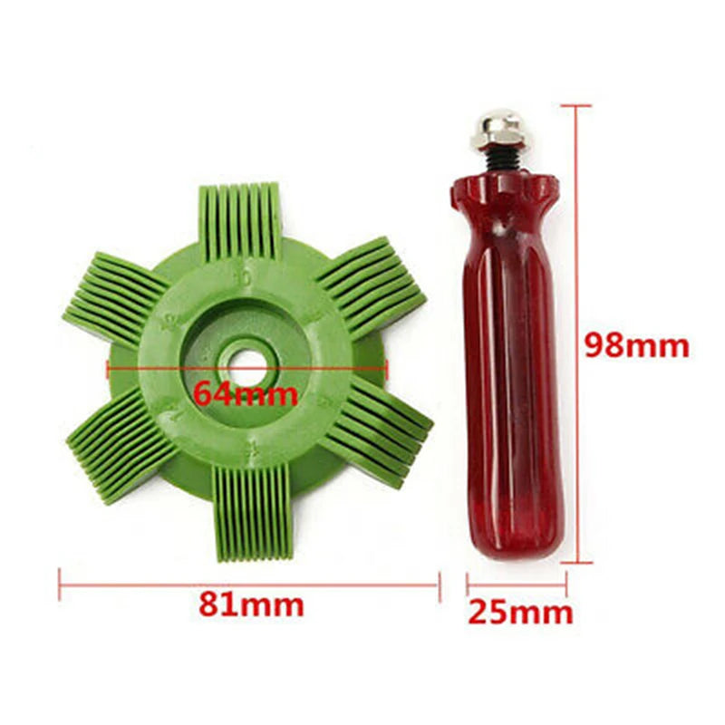 Air Conditioner Fin Repair Comb Cooler Condenser Compact Refrigeration Tool Radiator Fin Comb Rake Cleaner Tool For Auto Coolin