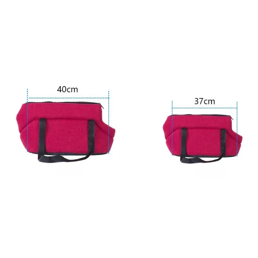 Collapsible Single Shoulder Pet Bag Pet Outdoor Backpack Double Shoulder Bag Dog Cat Crossbody Bag Car Ventilated Pet Backpack