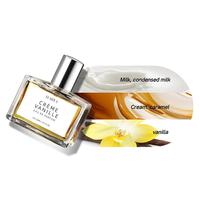 France Gourmet Fragrance Vanilla Cream Perfume Spray Unisex Passion Vanilla Eau De Parfum Irresistible Temptation Charm Perfume