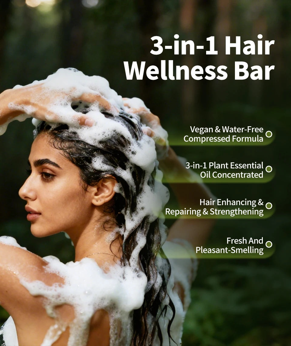 120g Usman Grass Soap Natural Herbal Hair loss treatment Strengthen Hair Roots Growth Shampoo Bar Solid Shampoo Bar Hair Care