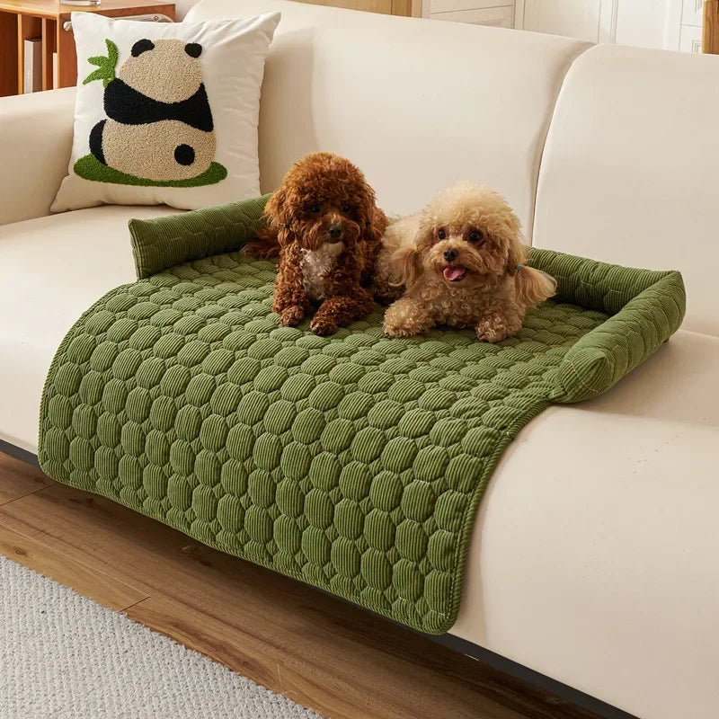 1PC Winter Warm Dog Bed Mats Super Soft  Plush Pet Blanket Pad Mat for Small Dogs Plush Neck Pillow Cat Nest Travel & Indoor