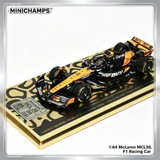 MINICHAMPS 1:64 McLaren MCL39, F1 Racing Car, Limited Edition from Shenzhen JiuZhou, Cast Alloy Model, Boys' Gift.