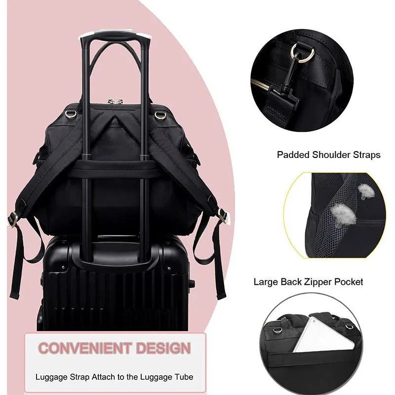 Large Capacity Diaper Bag  Backpack for Women Totes Baby Diaper Nappy Bags Shoulder Cotton Ladies Maternity Shopping Bags