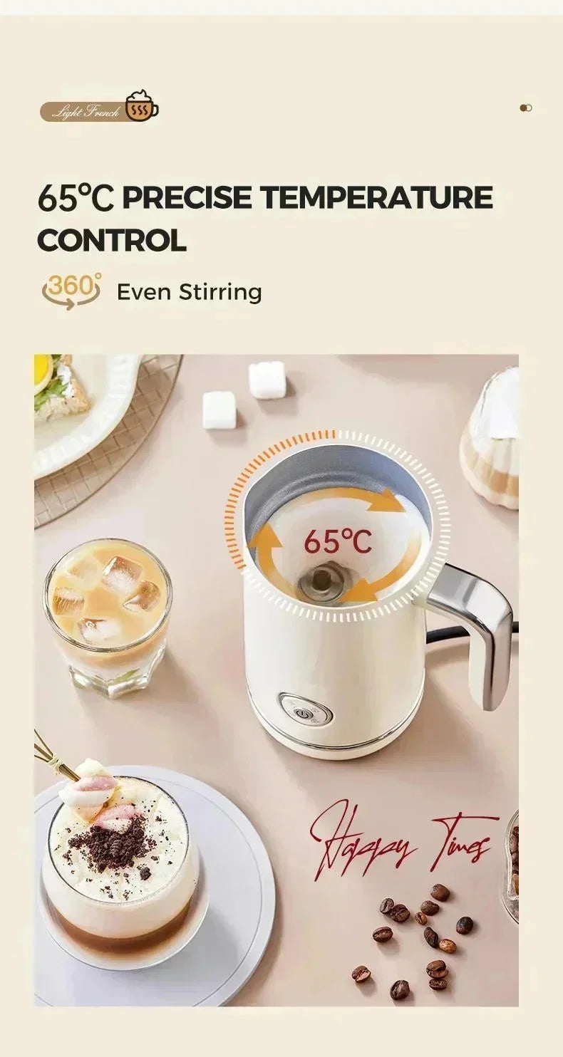 220V 240ml 4in1 Electric Milk Frother Home Automatic Milk Frother Italian Coffee Machine Milk Frother Hot And Cold Mixing Cup