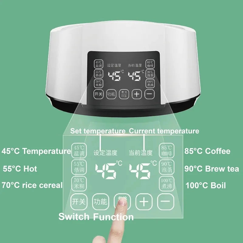 1.3L Electric Kettle Baby Thermostat Milk Warmer Home 24h Hot Water Kettle Multifunctional Glass Health Pot Teapot Kitchen Tools