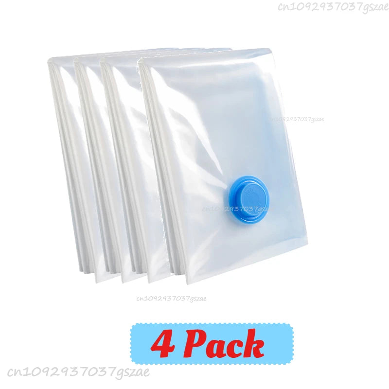 Vacuum Bag for Clothes, Air Vacuum Bag with Pump, Travel Essentials, Space Saver Bags for Comforters Blankets Storage Organizer