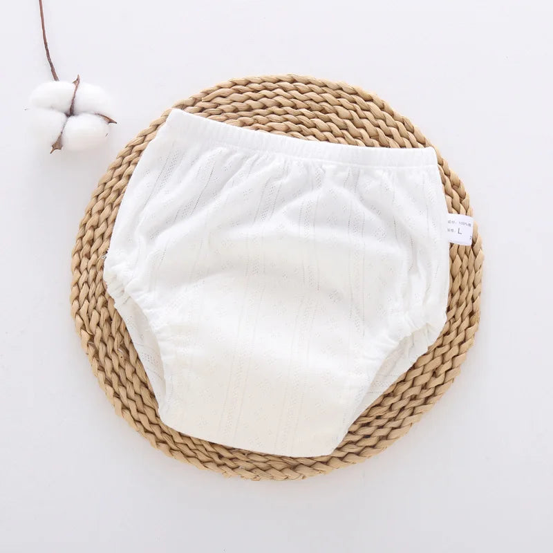 2/3/4/5/8Pc Baby Potty Toilet Training Pants Nappies Cartoon Boys Girls Underwear Cotton TPU WaterProof Panties Reusable Diapers