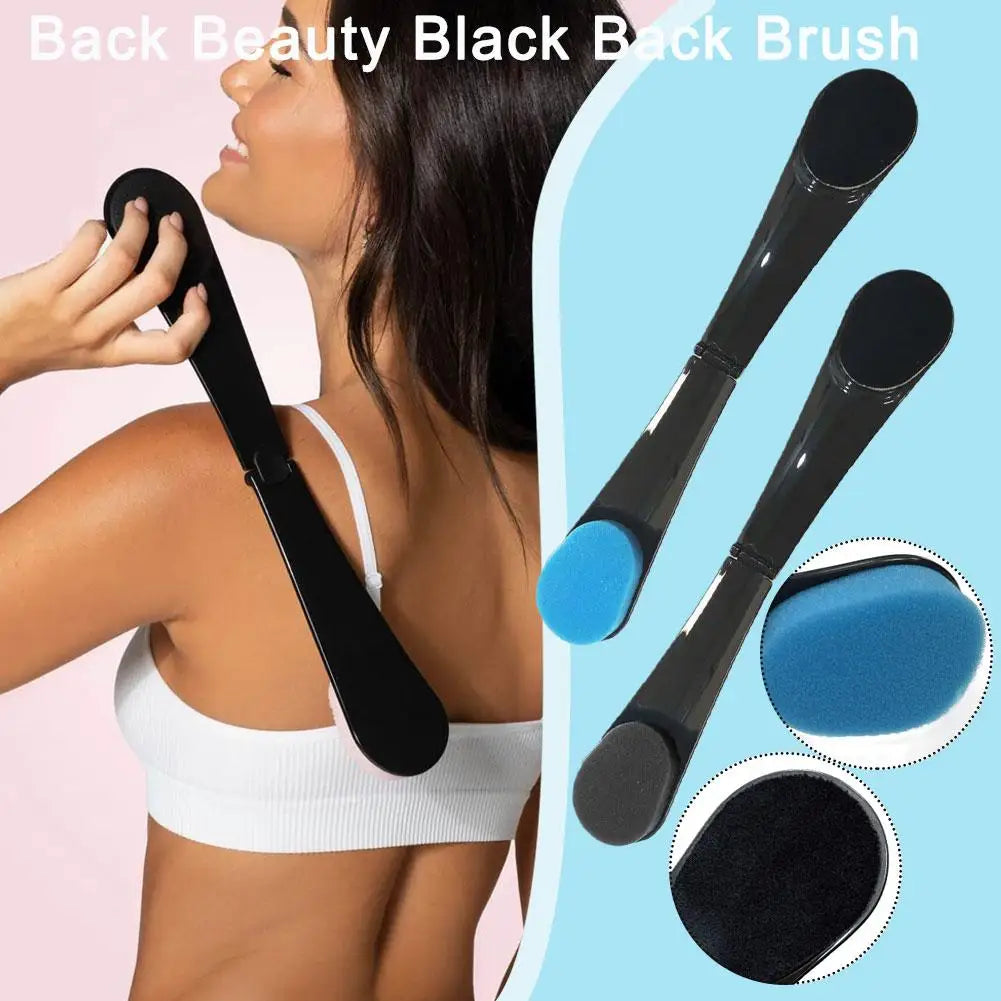 Long Handle Bath Sponge Back Scrubber Bathing Tool Skin Clean Body Exfoliating Back Scrubber Brush Lotion Applicator Tool