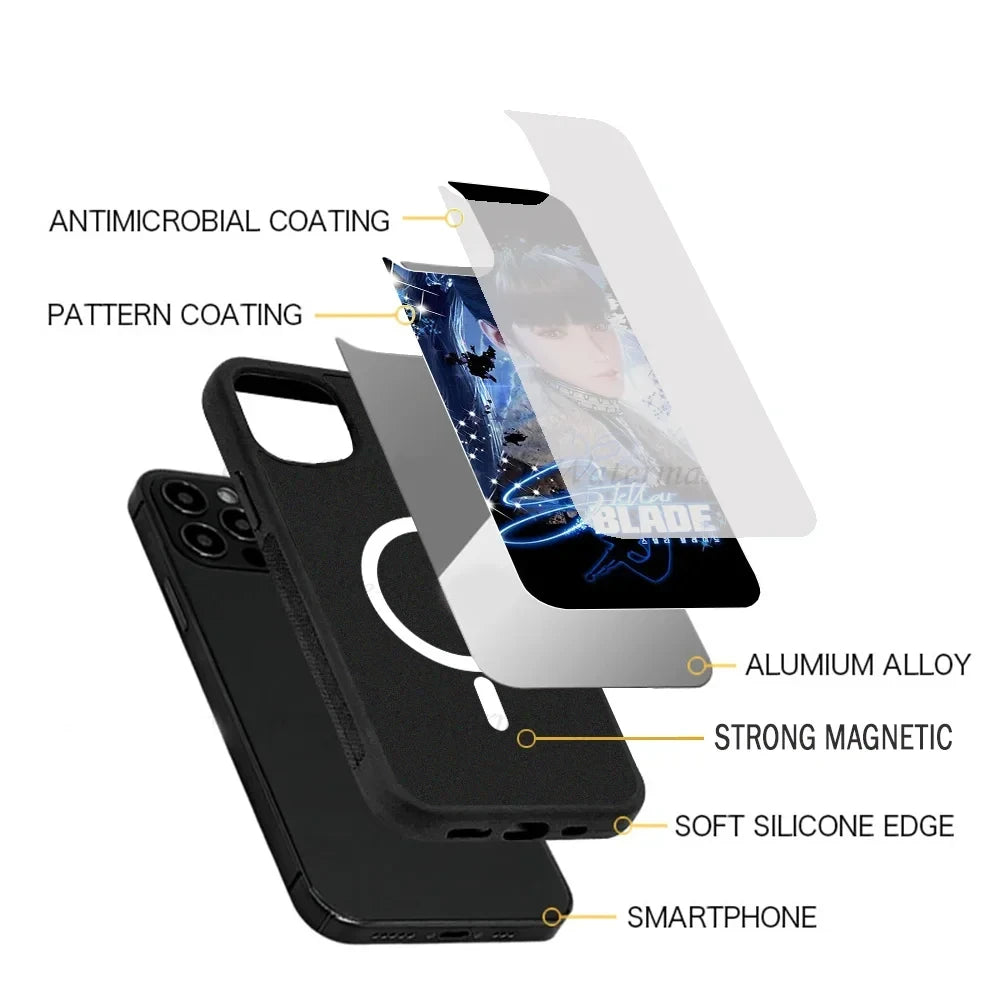 Cool-B-Batman-S Classic Armadura De For Magsafe Funda De Carga Inalámbrica Magnética Para For IPhone 11 12 13 14 15 16 17 Pro