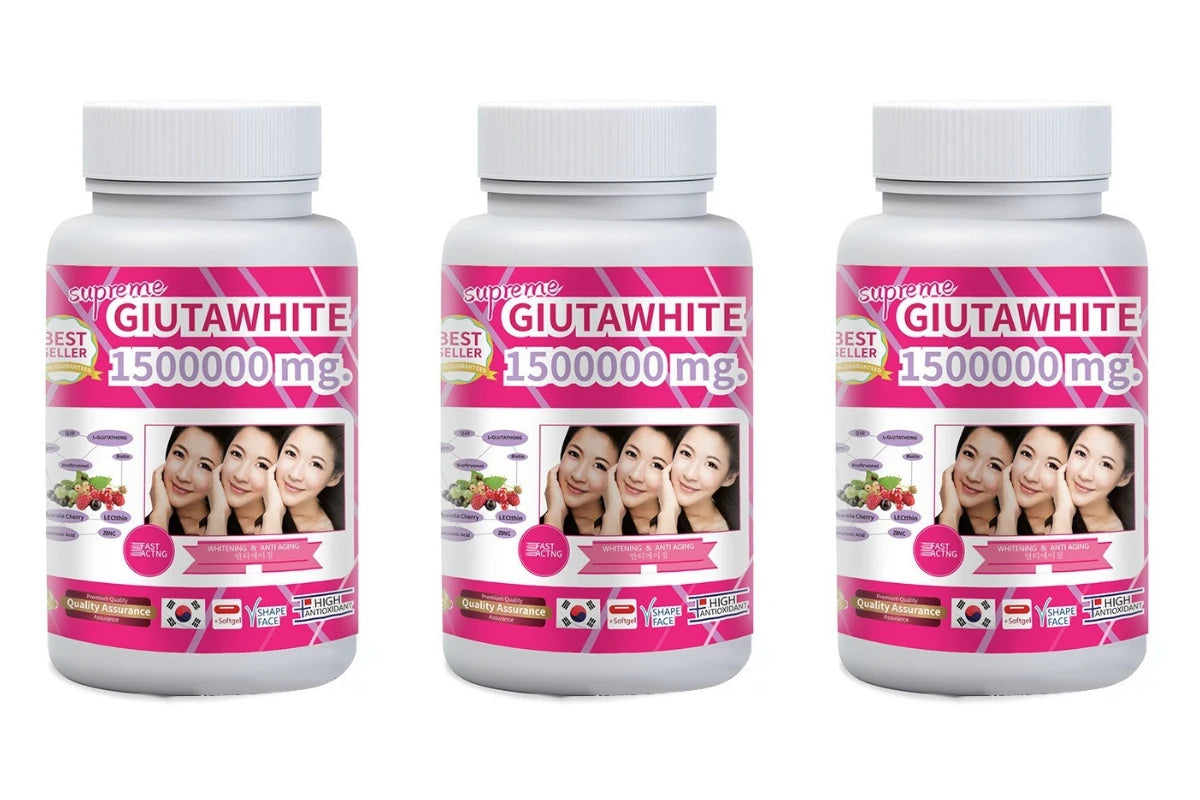 Glutathione Beauty Complex with Collagen, Vitamin C, CoQ10, Hyaluronic Acid & Biotin, Antioxidant Skin Support, 60 Capsules