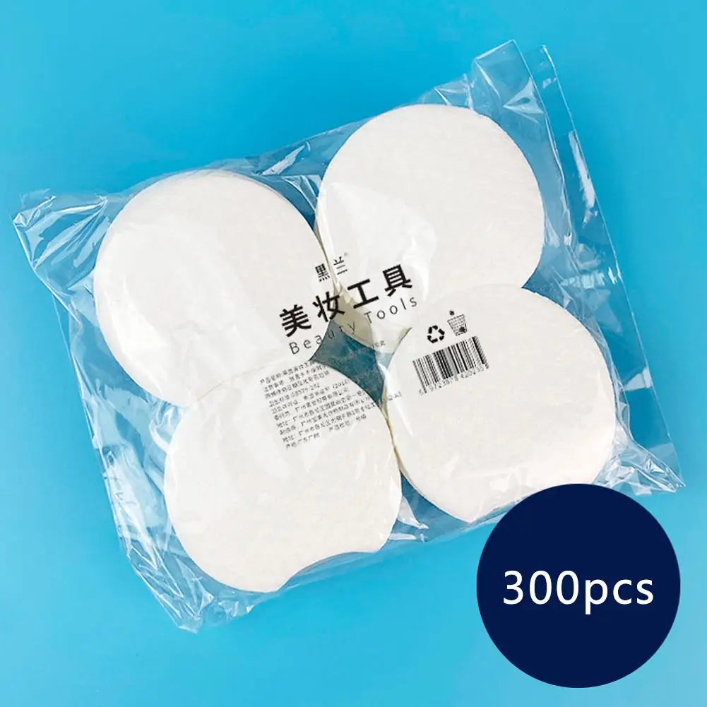 Cotton Pad Soft Absorbent Certified Organic Hypoallergenic Cotton Rounds - 300/600/1200 Count Premium Facial Makeup Removal Skin