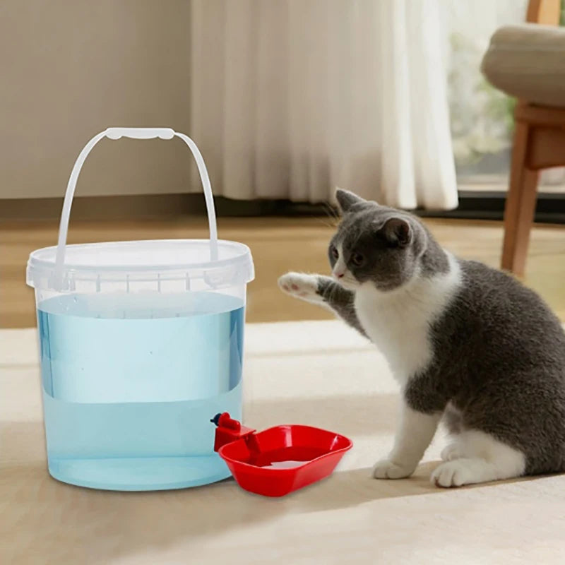 1PC 3/5/8/10L Automatic Pet Water Dispenser Large Capacity Cat Dog Drinking Fountain Non-Spill Cat Dog Bowl With Auto Shut-Off