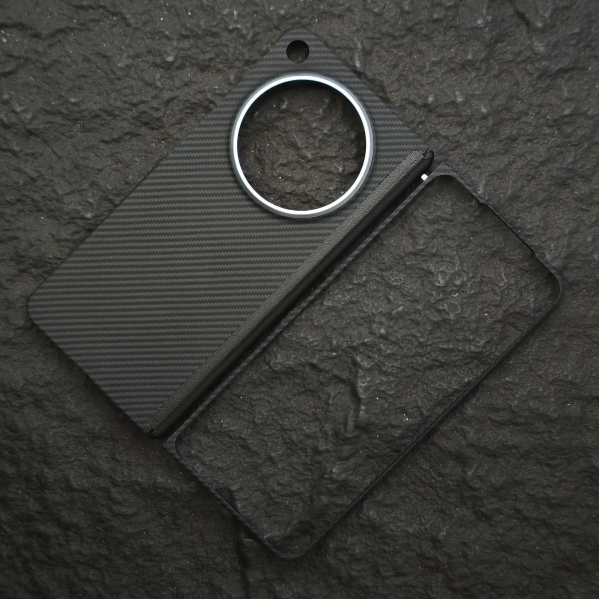 Carbon Hinge Case for Magsafe OPPO Find N6 Aramid Fiber Magnetic Hinge Phone Protection Case Central Axis Cover Ultra Slim Cover