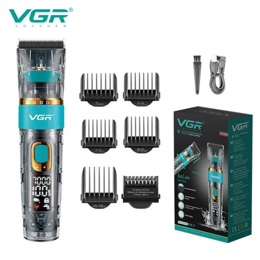 VGR Professional Hair Clipper Barber Waterproof Hair Cutting Machine Beard Hair Trimmer Three-speed Adjust Haircut For Men V-695
