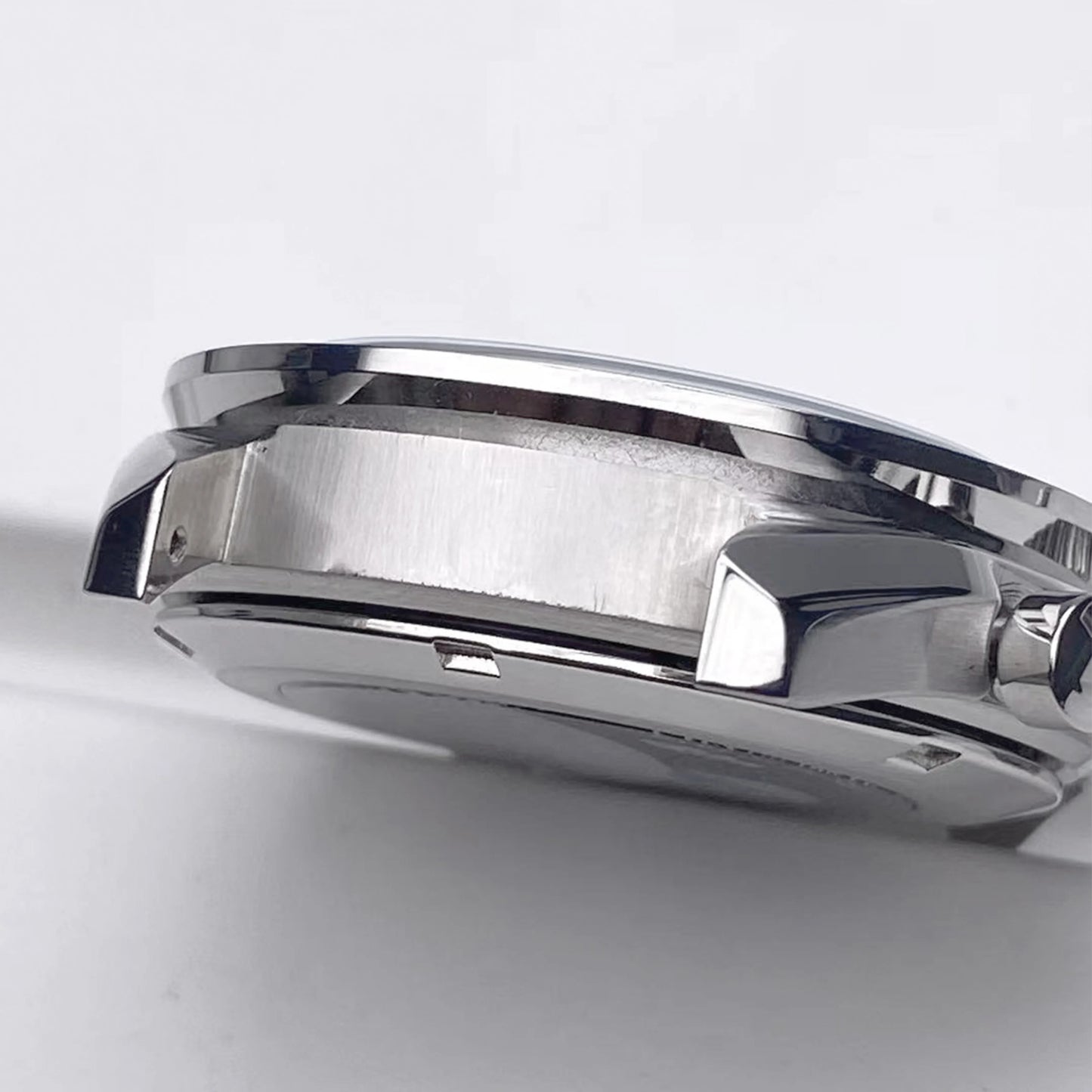 VK63 High Quality 39.7mm Case moonswatch metal case chronograph case Fit Vk63 movement Accessories vk63 Watch Box