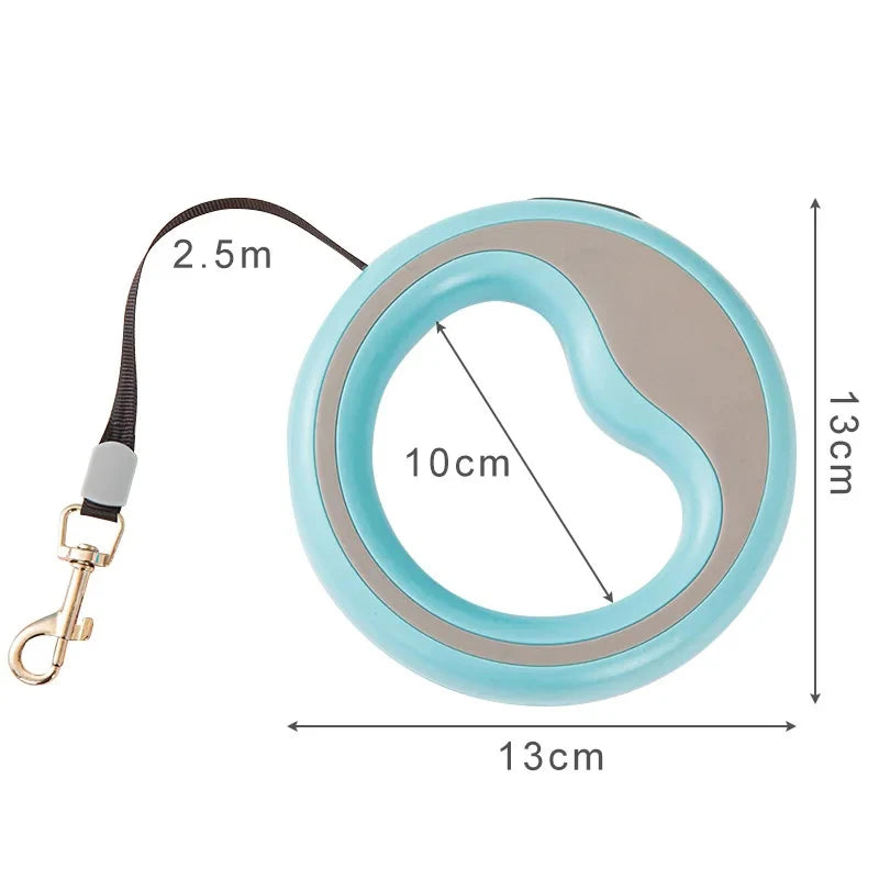 1 Piece 250cm/98.43in Automatic Retractable Dog Leash Outdoor Training Leash For Small Medium Dog Durable Puppy Lead Accessories