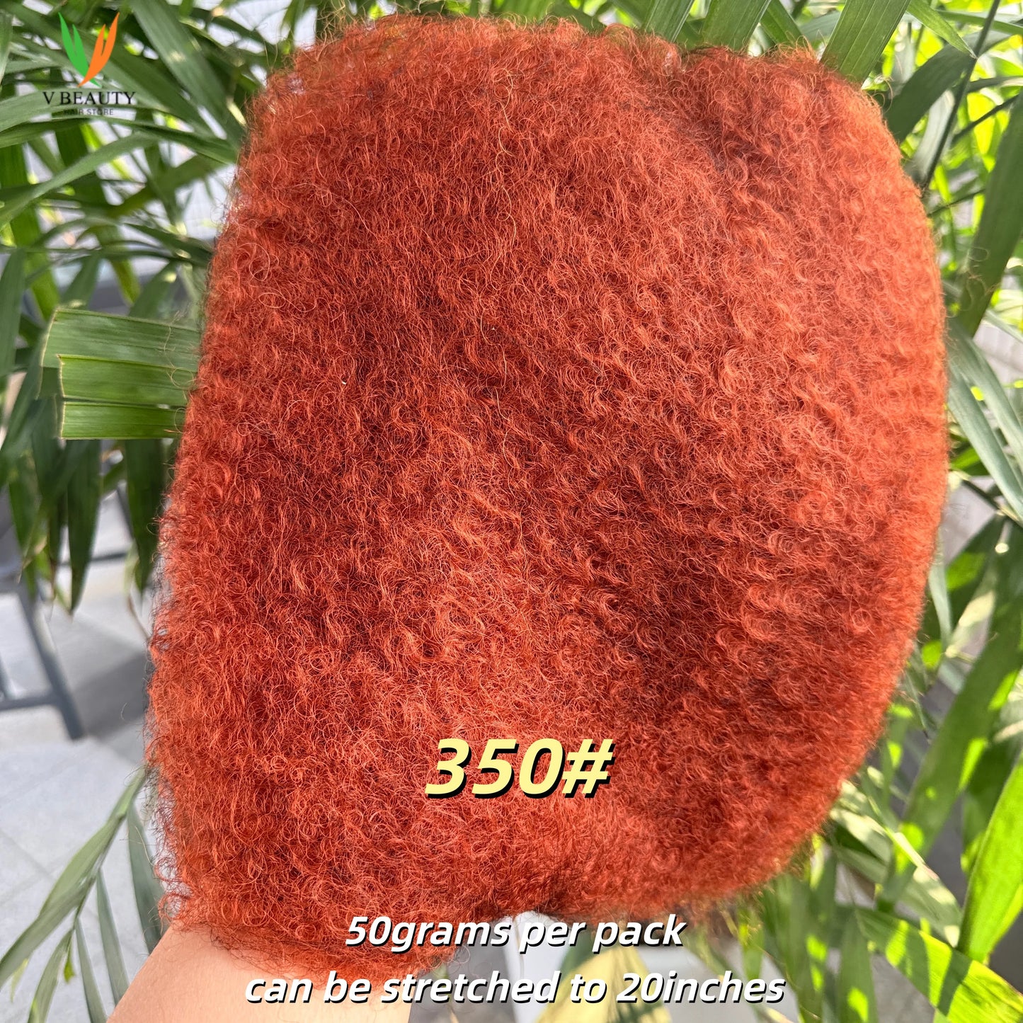 QVR Afro Kinky Human Hair Bulk Mirco Braids Remy Hair Bulk Grey# 50g/20inch Afro Kinky Hair Bulk for Locs Extensions