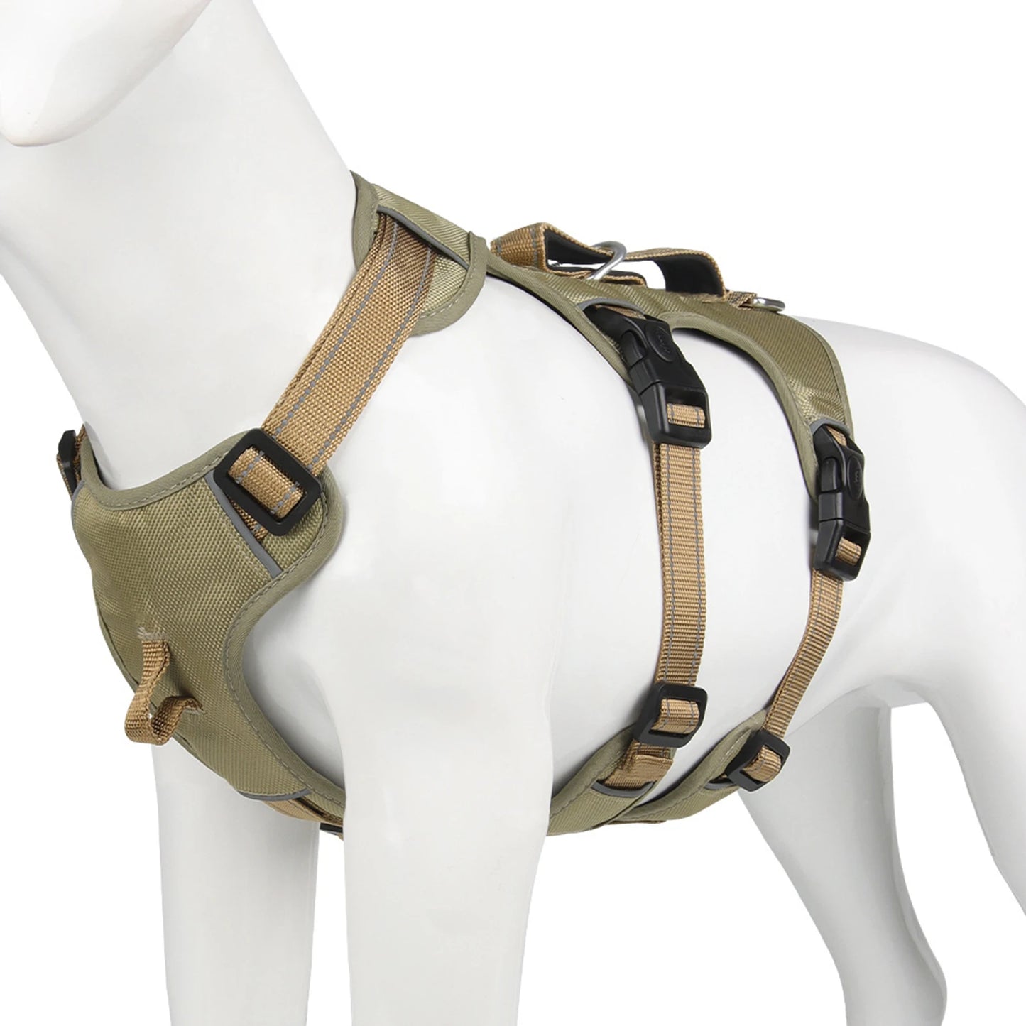 Dog Harness No Pull Dog Harness Adjustable Highly Reflective at Night Pet Chest Harness Easy Control Medium Large Dog Harness