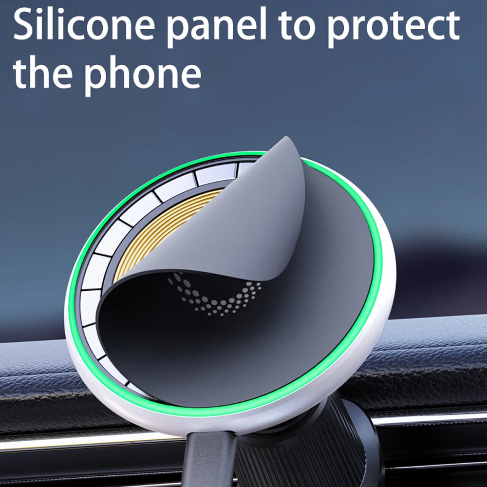 For Ford Fiesta MK8 2017-2020 2021 2022 Car Phone Holder Fixed to Screen Car Magnetic MagSafe Wireless Charger Mount Accessories