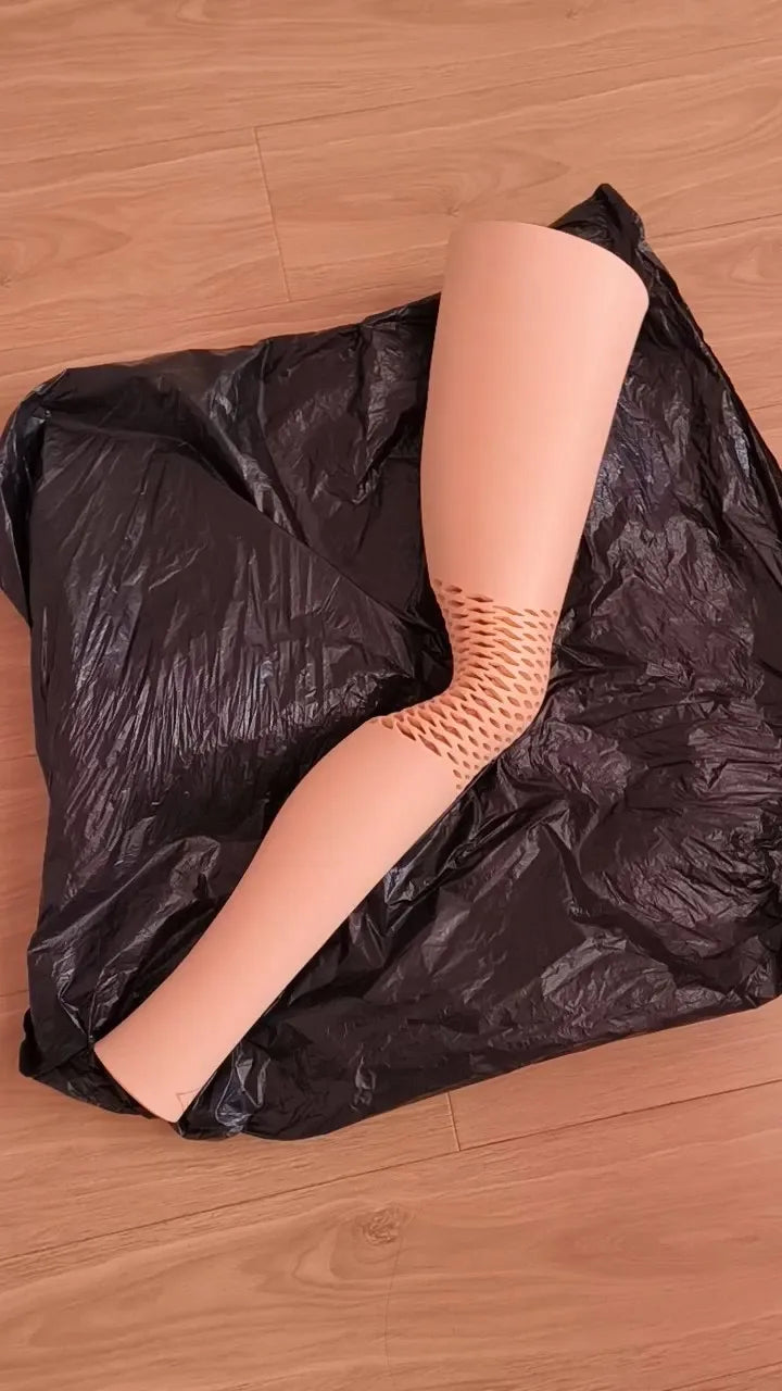 Prosthetic Leg Cover for Above-Knee Amputees | Realistic Leg Cosmetic Skin Sleeve | Protective & Decorative Thigh Cover (S/M/L)