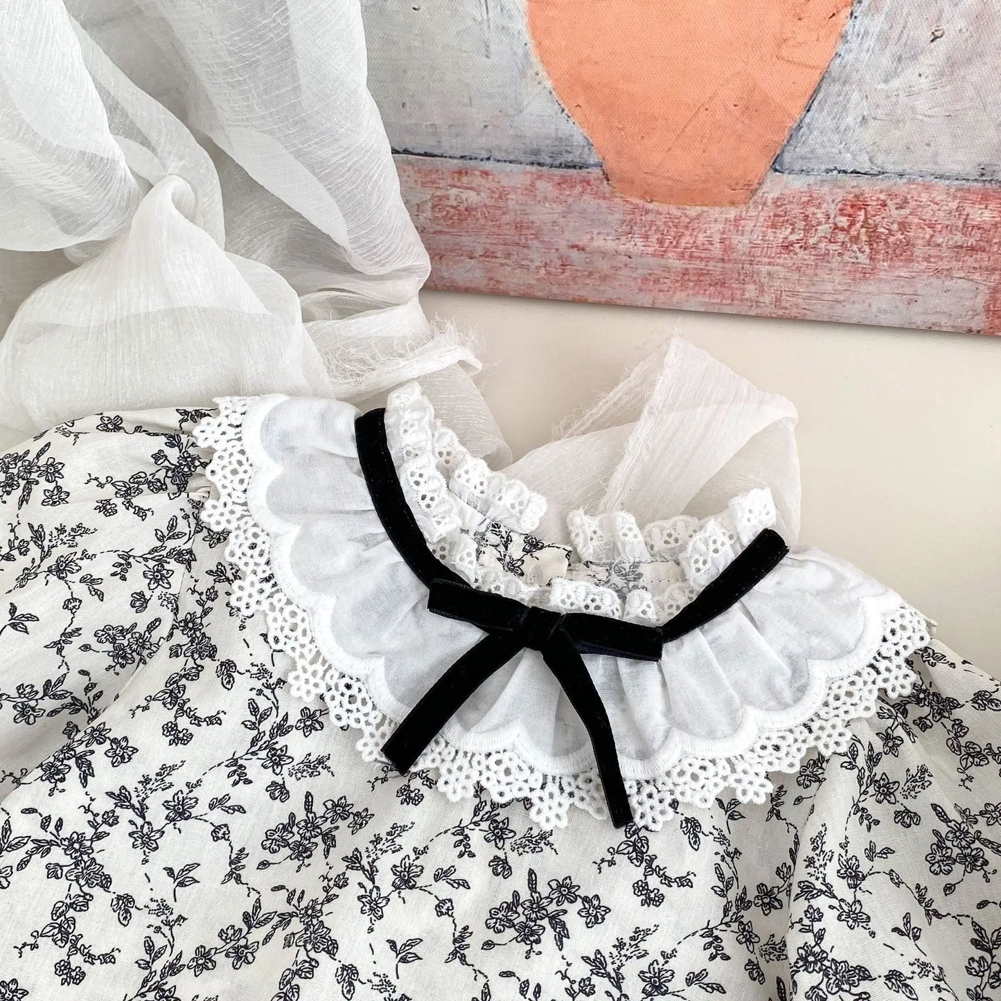 5364 Baby Clothes 2025 Spring Fahion Baby Girl's Bib Suit Lapel Long-sleeved Shirt Or Bag Fart Pants Climbing Clothes