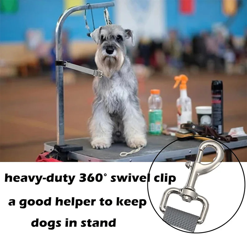 2 Pcs Pet Dog Grooming Basic Leashes Arm Accessories, Adjustable Pets Loops Extension Straps for Bathing Grooming Trimming