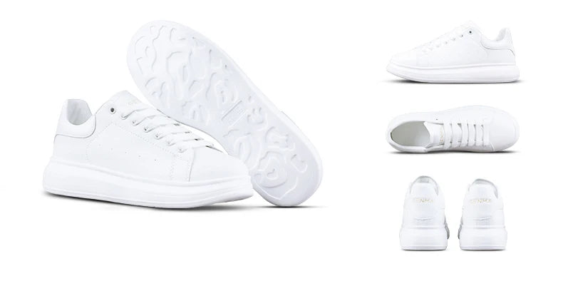 SENMA Luxury Design Sneakers For Men 2025 White Board-shoe Soft Women Walking Shoes Running Shoes Couples Sneakers Tennis shoes