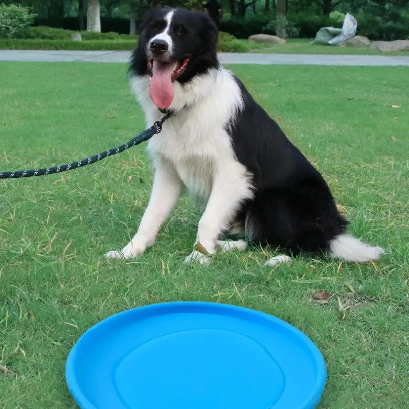 Dog Flying Saucer Interactive Funny Pet Cat Toy Dog Game Flying Discs Resistant Chew Puppy Training  Pet Dog Supplies