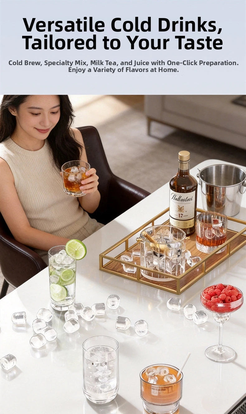 Mini Ice Maker Machine for Home Dorm Student, Portable Automatic Ice Maker with Small Power, Compact Countertop Ice Cube Maker,