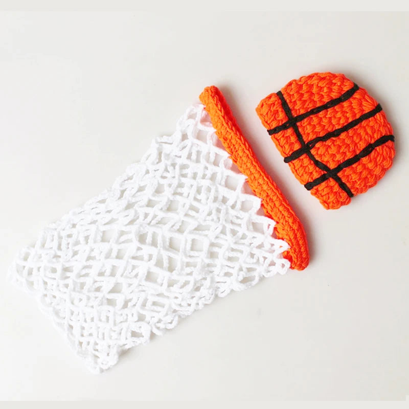 Handmade Crochet Costume Halloween Photoshoot for Baby Boy Photography Props Outfits Newborn Babies Gifts 0-6M Lion Pants Set