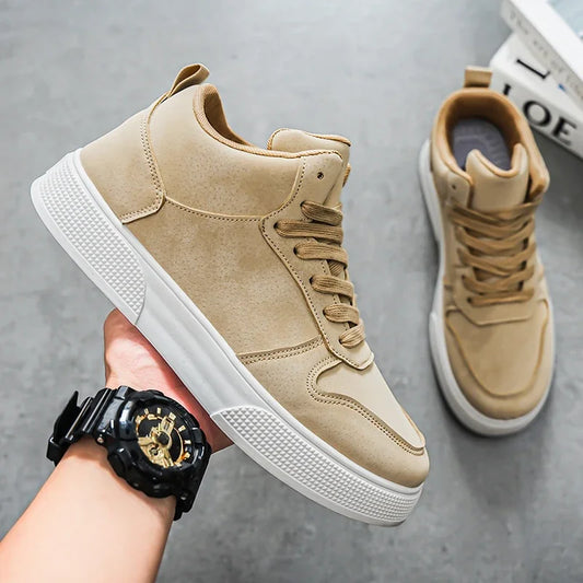 Fashion Men Casual Shoes Platform Non-slip Man Walking Sneakers Lightweight Male Running Shoes Breathable Platform Sport Shoes
