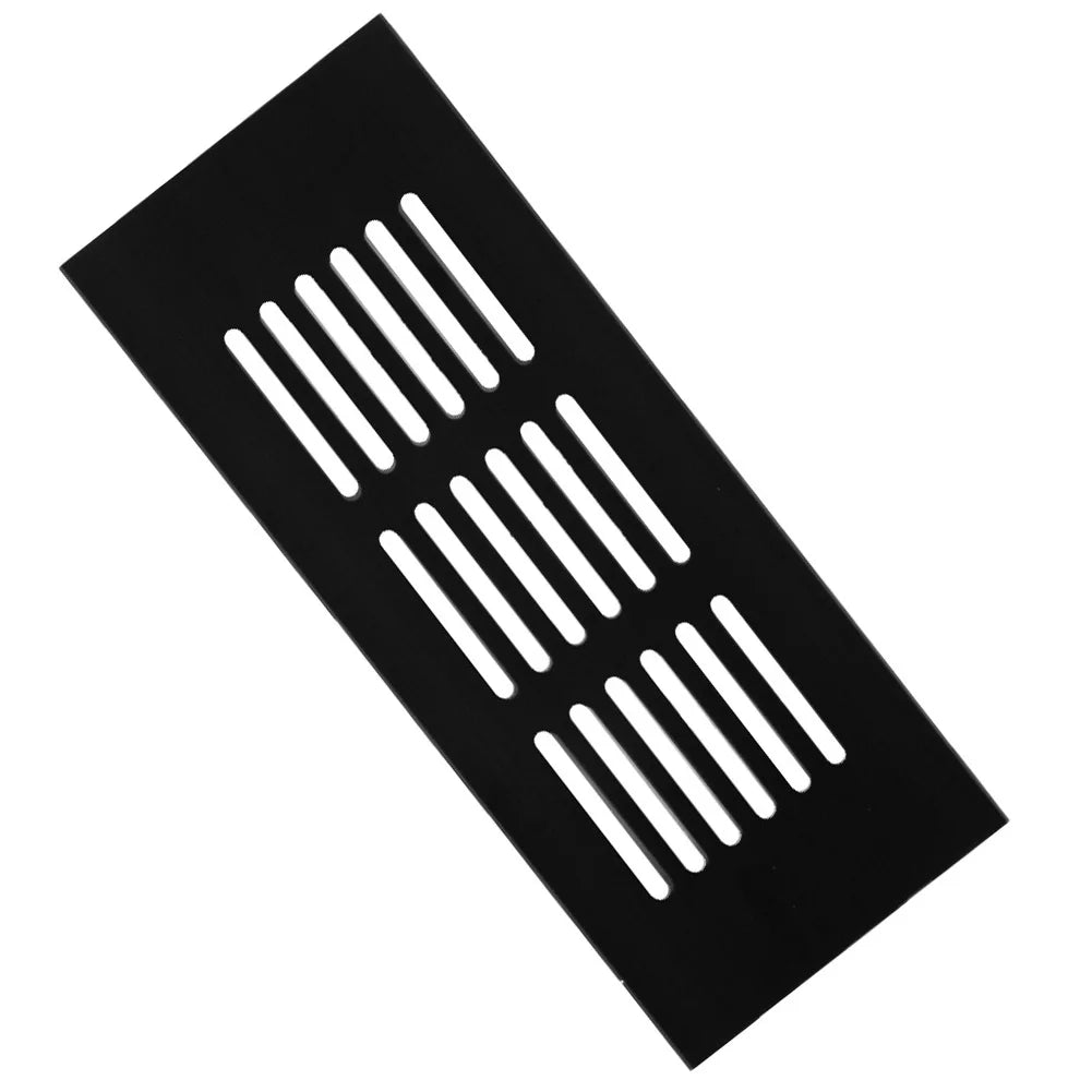 60mm Aluminium Rectangular Cabinet Wardrobe Air Vent Grille Ventilation Cover