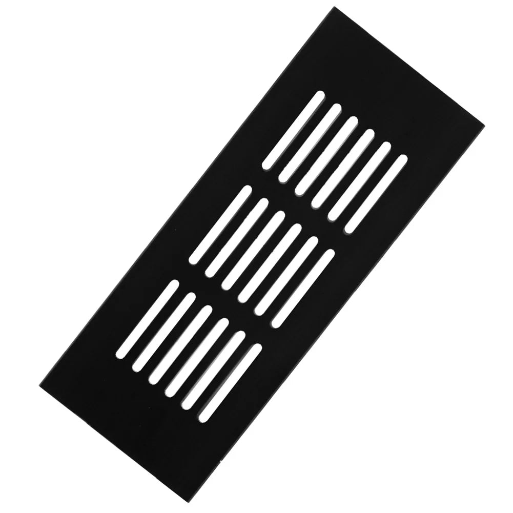 60mm Aluminium Rectangular Cabinet Wardrobe Air Vent Grille Ventilation Cover