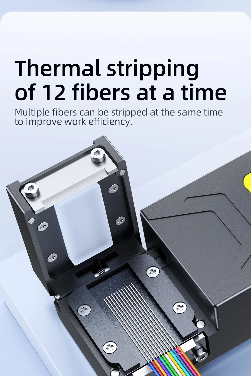 U9 Heated Thermal Stripper Pliers Optical Fiber Cable Stripping Slitter Ribbon Hot Cable Fusion Tool for Precision Wiring