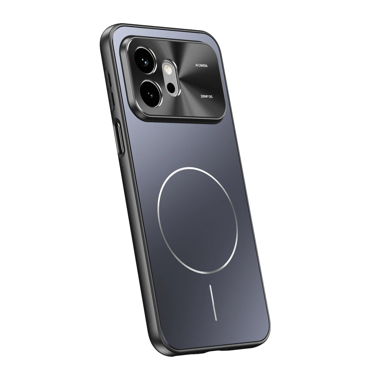 Shockproof Matte Wireless Charging Magnetic Phone Case For Honor 600 Honor600 Pro, Slim Hard Precise Camera Protective Cover