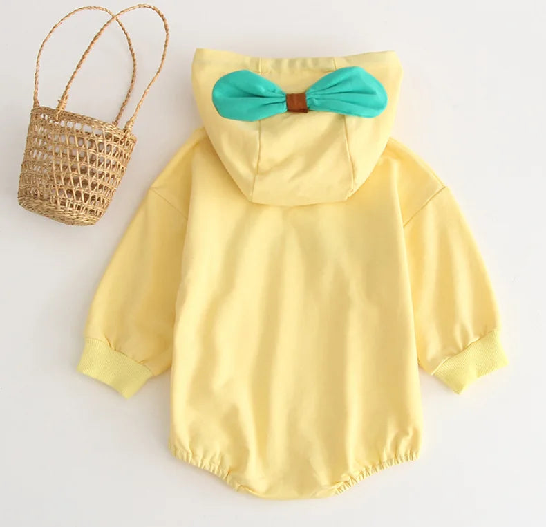 HoneyCherry Autumn Baby Red Romper Baby Fruit Crawling Suit Bodysuit Newborn Baby Clothes